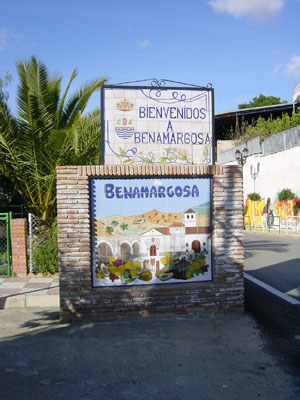 Benamargosa in Andalusien / Axarqua an der Costa del Sol.
