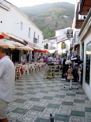 Mijas Pueblo in Andalusien an der Costa del Sol