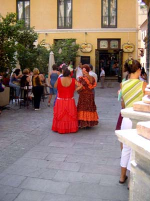 Die Feria von Málaga in Andalusien an der Costa del Sol