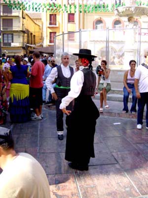 Die Feria von Málaga in Andalusien an der Costa del Sol