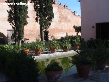 Das Castillo de Gibralfaro in Málaga in Andalusien