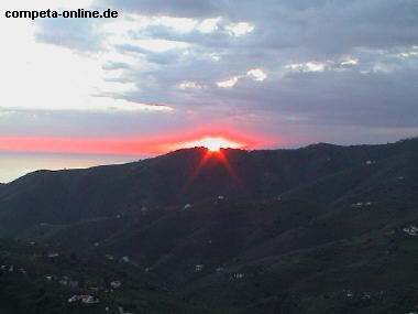 Sonnenuntergänge in Andalusien